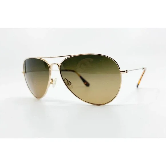 Maui Jim Japan Mavericks MJ-264-16 Gold Metal Sunglasses 61-14-137 10237